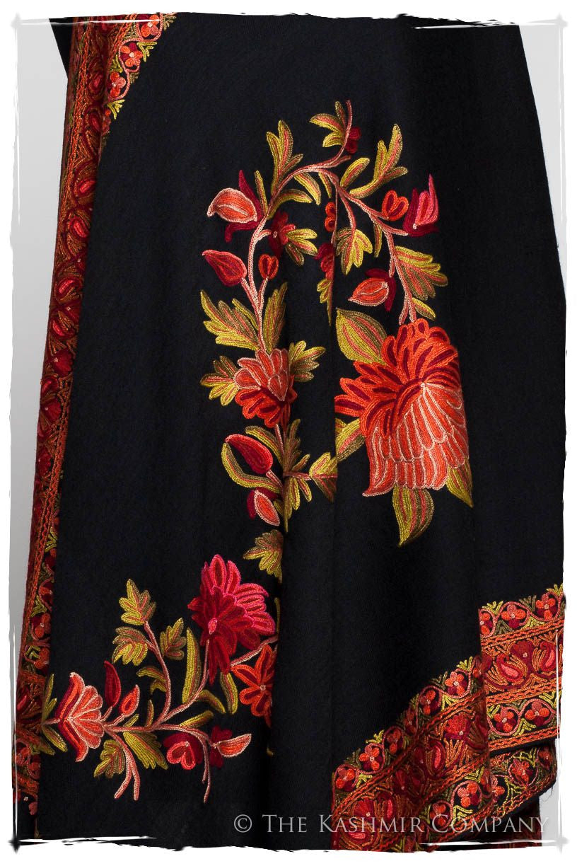 Trois Frontières Ember noir Pauline Shawl