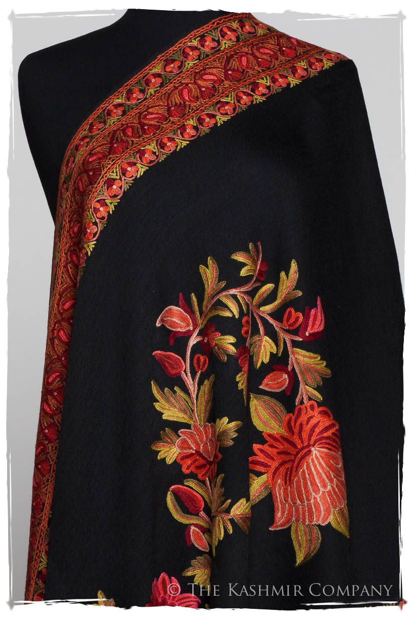 Trois Frontières Ember noir Pauline Shawl