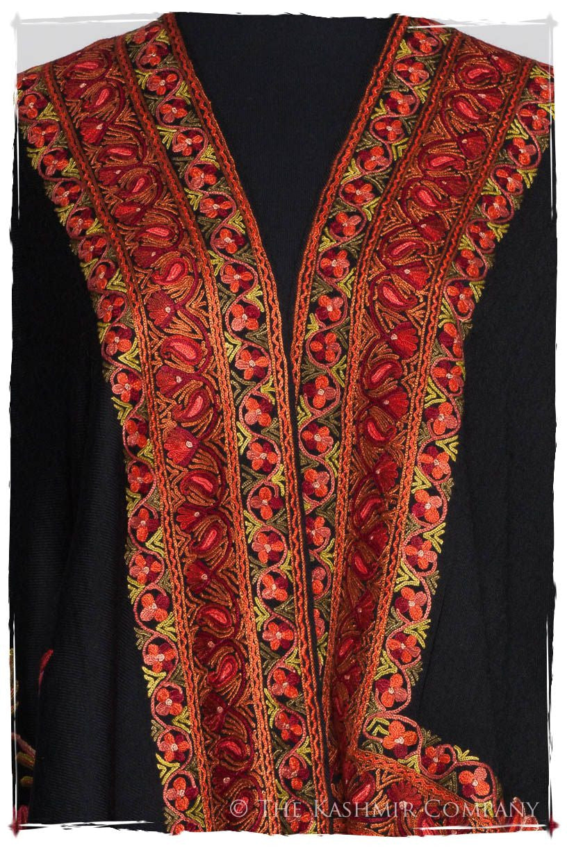 Trois Frontières Ember noir Pauline Shawl