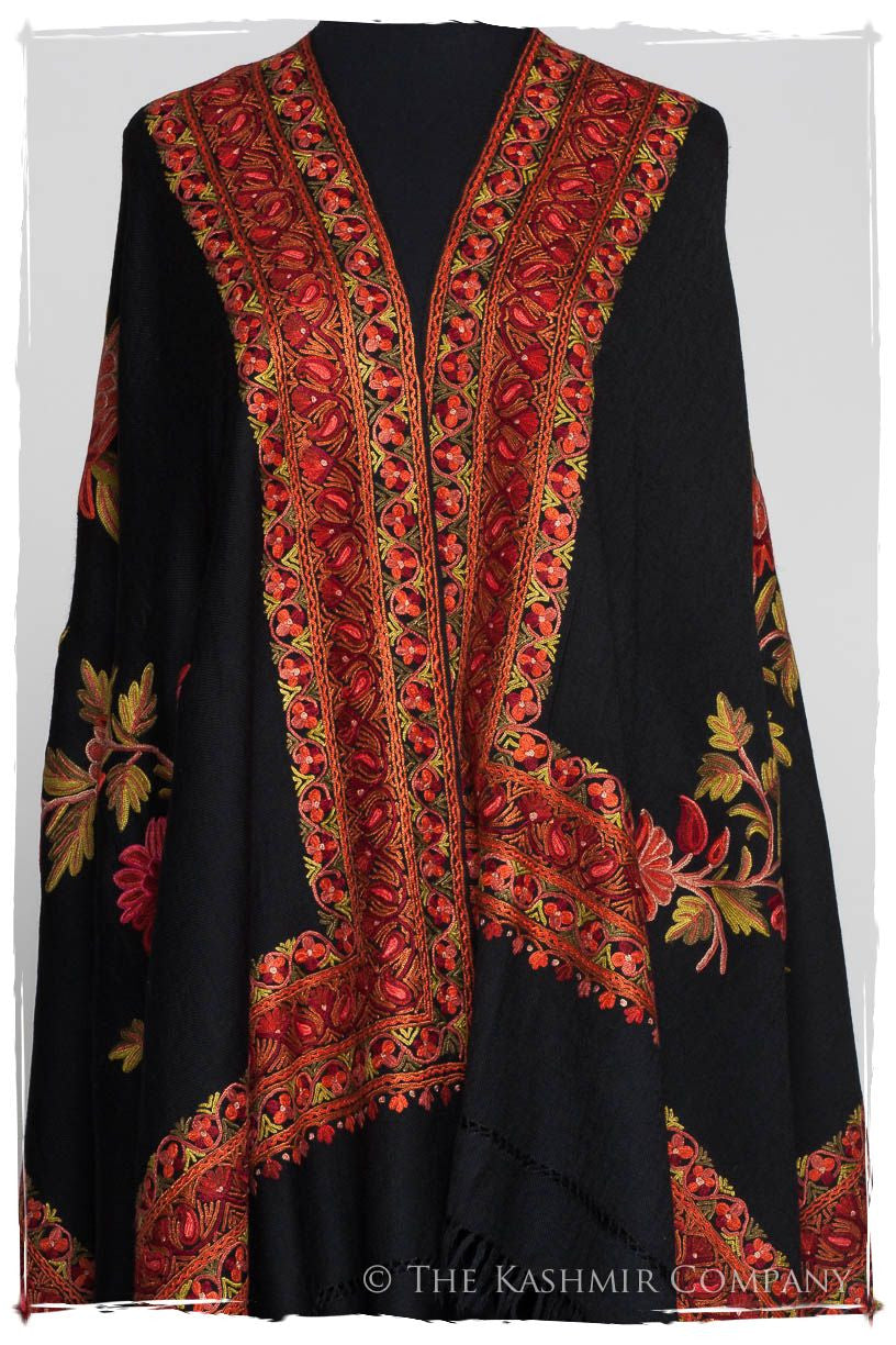 Trois Frontières Ember noir Pauline Shawl