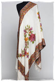 Trois Frontières Rose Rubis Ivoire Pauline Shawl