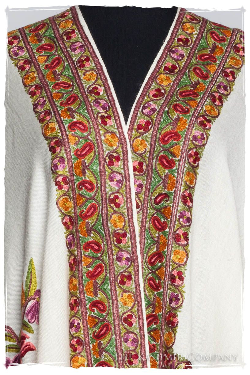 Trois Frontières Rose Rubis Ivoire Pauline Shawl