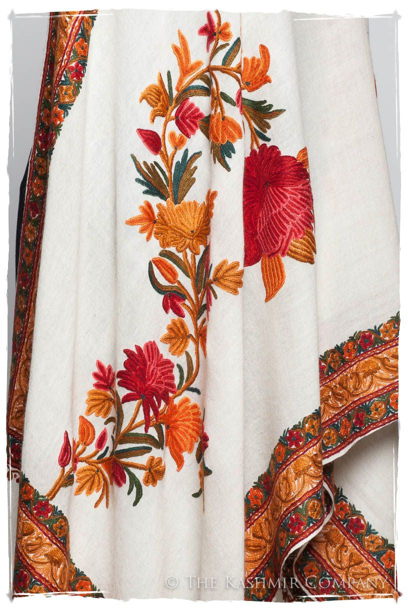 Trois Frontières Amberglow Ivorie Pauline Shawl