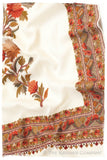 Trois Frontières Mughal Jardin Ivorie Pauline Shawl