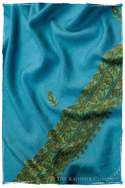 Bleu Lune Trois Frontières Jardin Gift Shawl