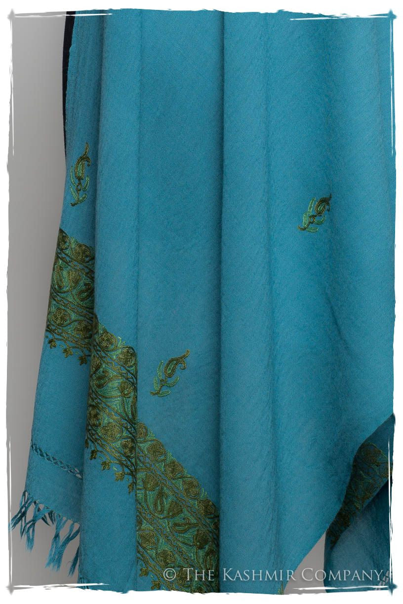 Bleu Lune Trois Frontières Jardin Gift Shawl