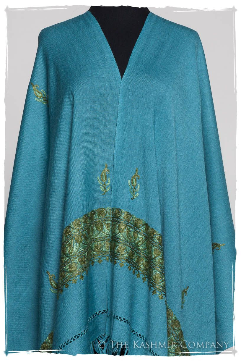 Bleu Lune Trois Frontières Jardin Gift Shawl