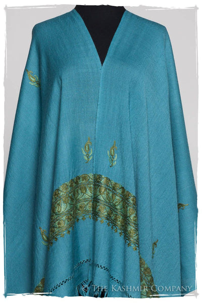 Bleu Lune Trois Frontières Jardin Gift Shawl