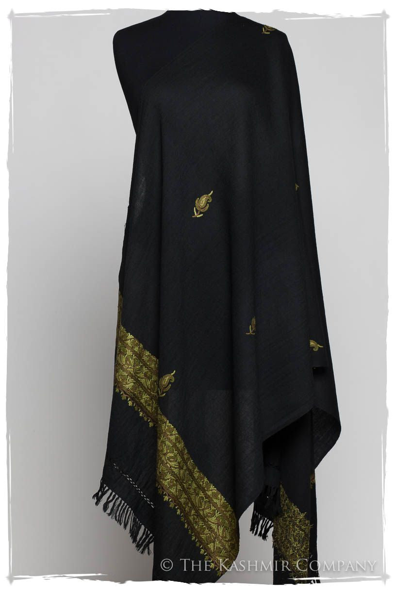 Ivy Forêt Trois Frontières Noir Gift Shawl