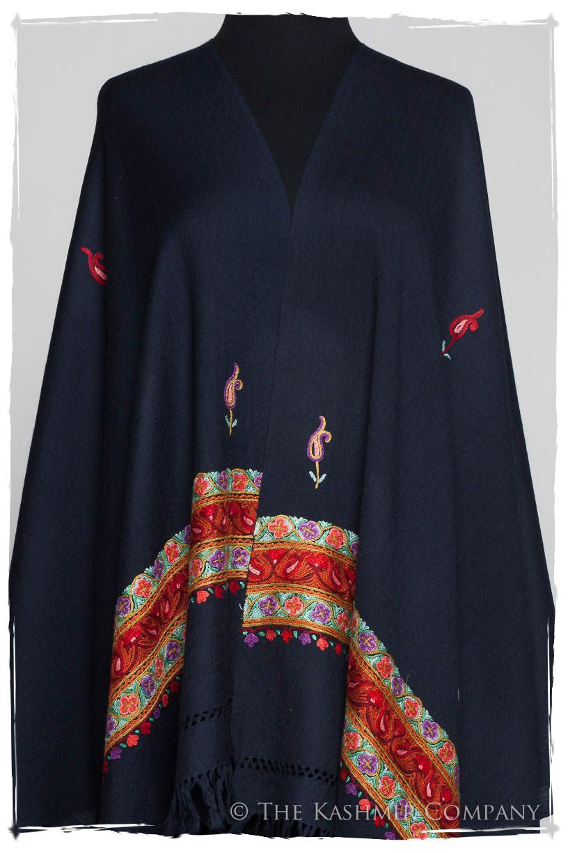 Jewel Trésor Trois Frontières Bleu Gift Shawl