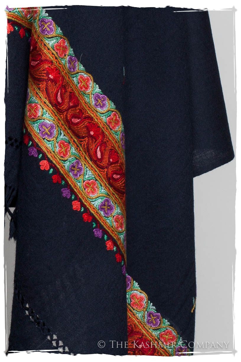 Jewel Trésor Trois Frontières Bleu Gift Shawl