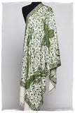 Rococo Emerald Royale Paisley Shawl