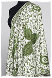 Rococo Emerald Royale Paisley Shawl