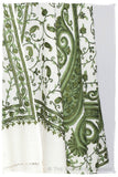 Rococo Emerald Royale Paisley Shawl