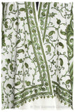 Rococo Emerald Royale Paisley Shawl
