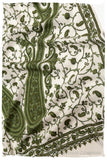 Rococo Emerald Royale Paisley Shawl