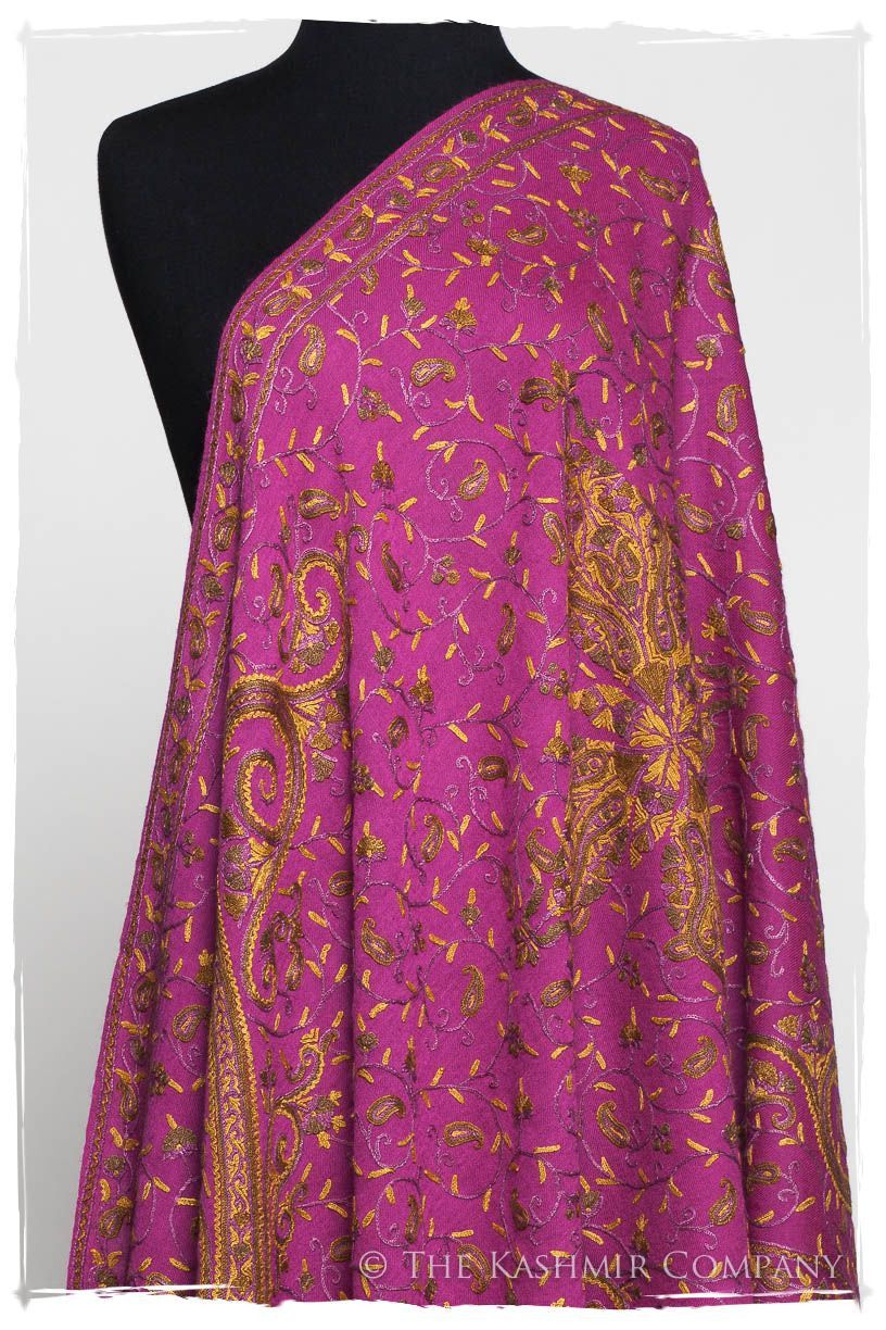 Améthyste Royale Paisley Shawl
