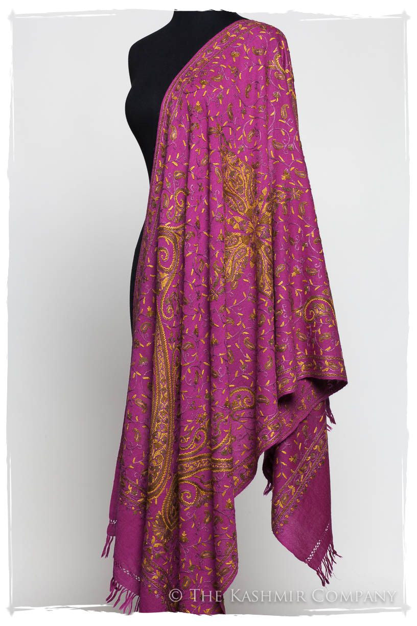 Améthyste Royale Paisley Shawl