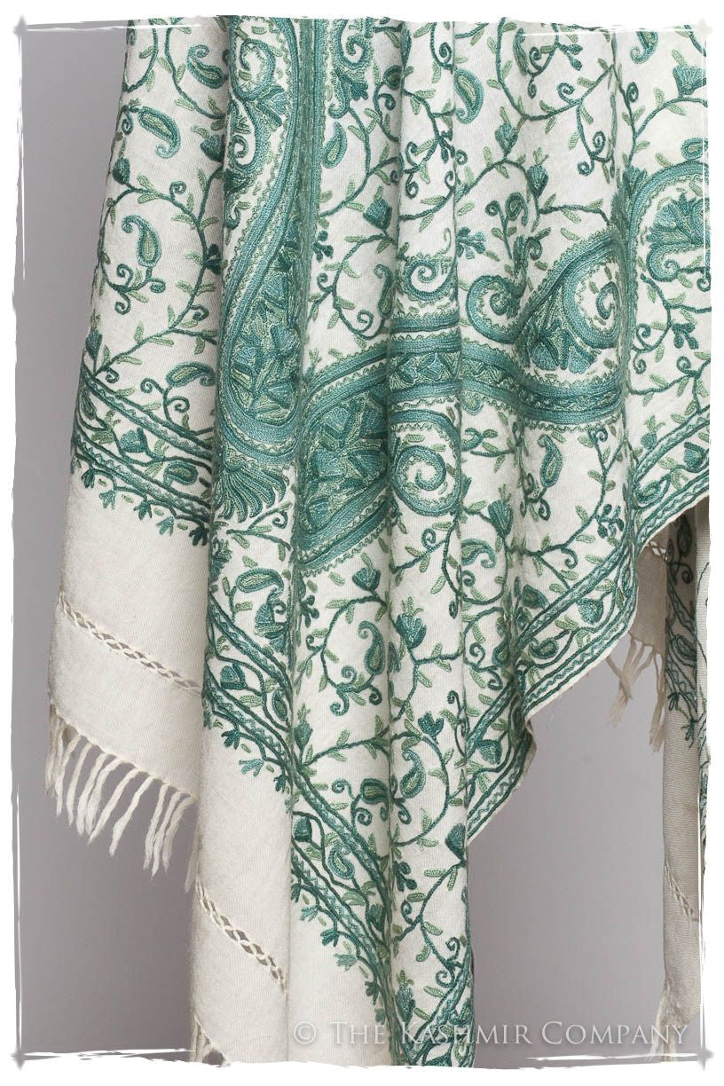 Opal Mist Royale Paisley Shawl
