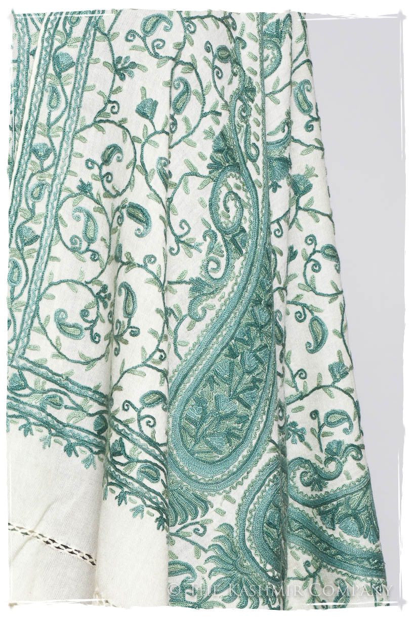 Opal Mist Royale Paisley Shawl