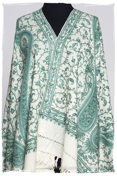 Opal Mist Royale Paisley Shawl