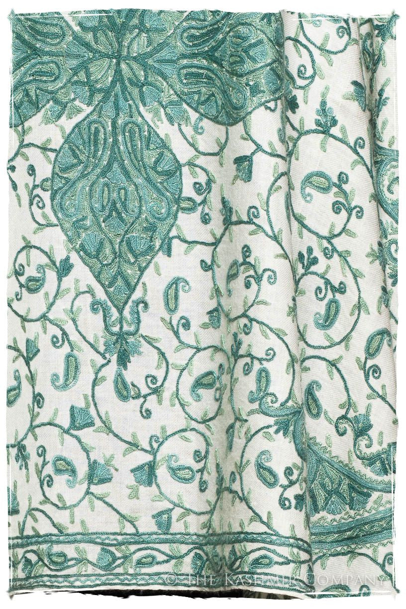Opal Mist Royale Paisley Shawl