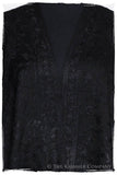 Onyx Bijou Royale Paisley Noir Shawl