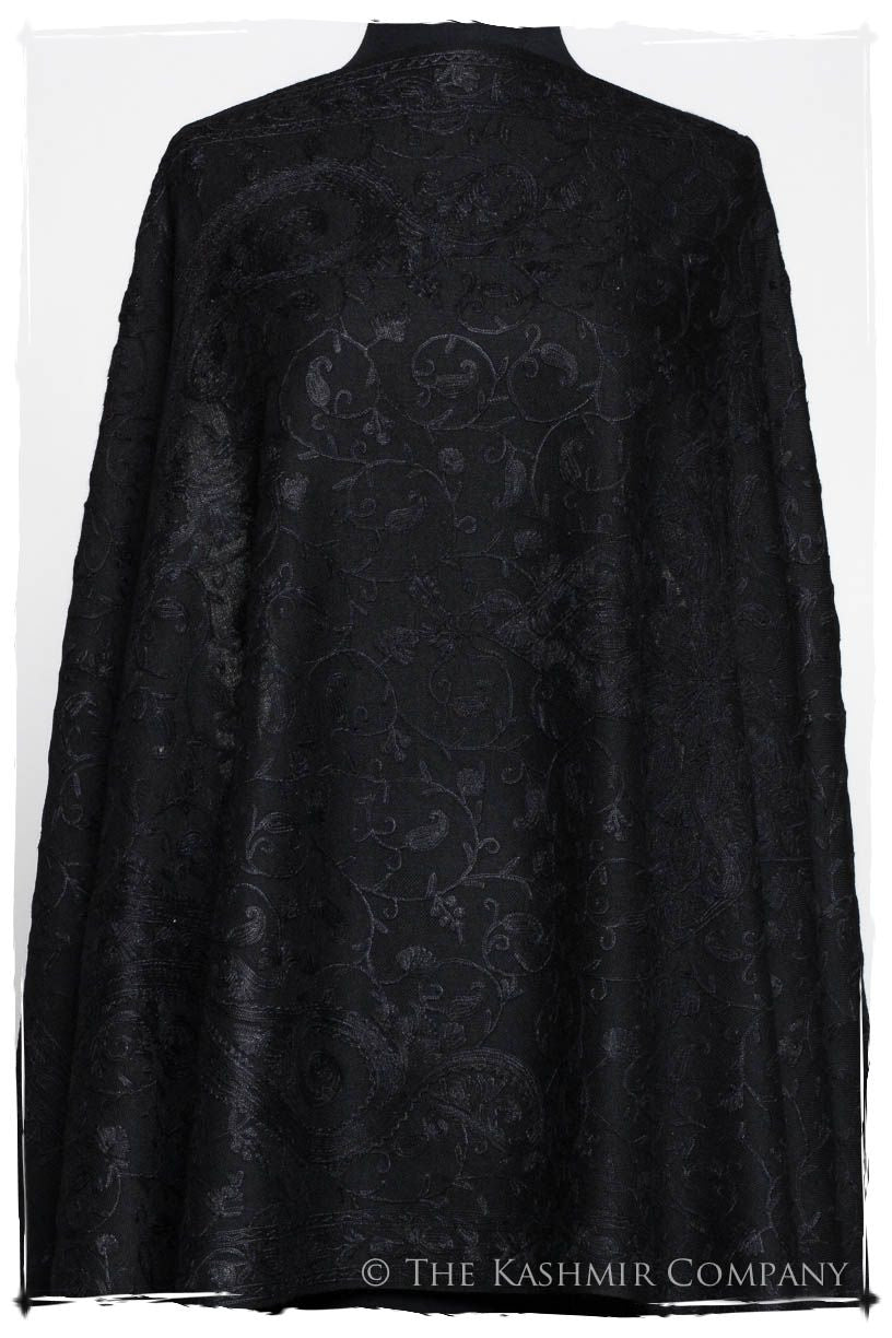 Onyx Bijou Royale Paisley Noir Shawl