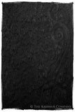 Onyx Bijou Royale Paisley Noir Shawl