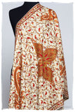 Champagne de Rouge Royale Paisley Shawl