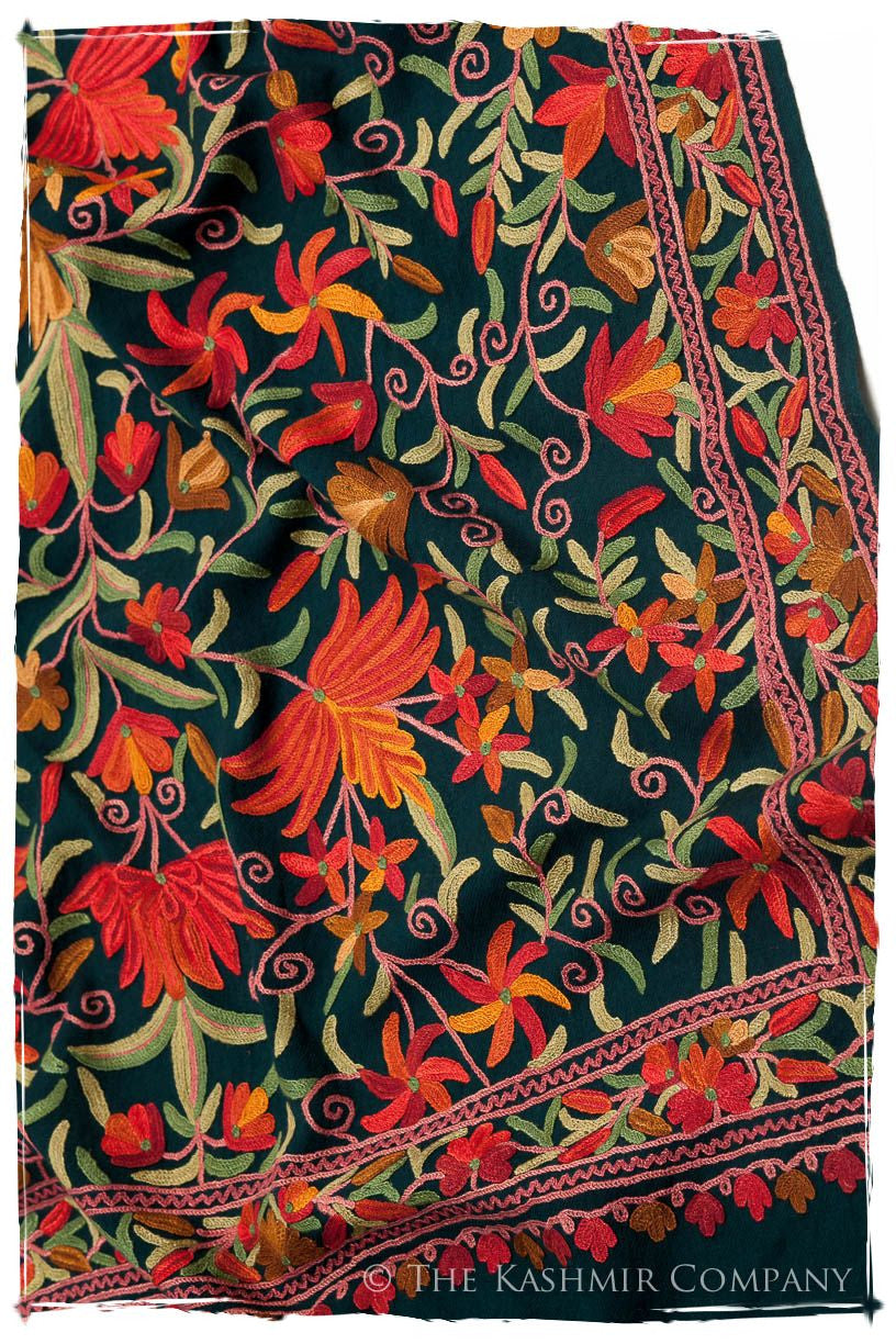 Camille Vert Jardin Notre Dame Shawl