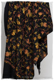 Henna Spice Jardin Antoinette Noir Shawl