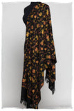 Henna Spice Jardin Antoinette Noir Shawl