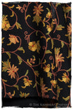 Henna Spice Jardin Antoinette Noir Shawl