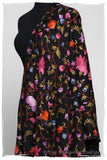 Lilac Orchid Jardin Antoinette Noir Shawl