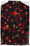 True Rouge Jardin Antoinette Noir Shawl