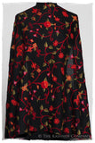 True Rouge Jardin Antoinette Noir Shawl