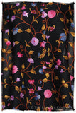 Iris Orchid Jardin Antoinette Noir Shawl