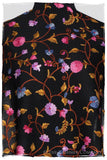 Iris Orchid Jardin Antoinette Noir Shawl