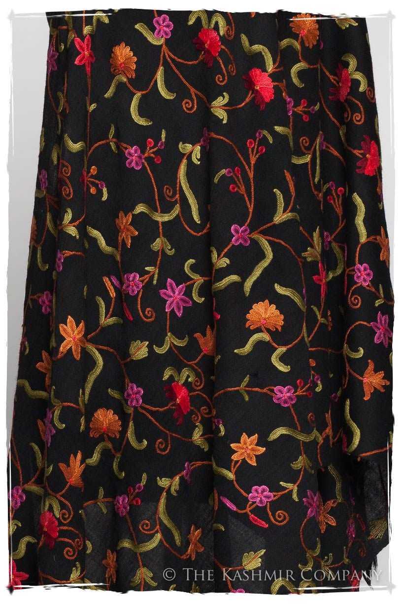 Clair Jardin Antoinette Noir Shawl