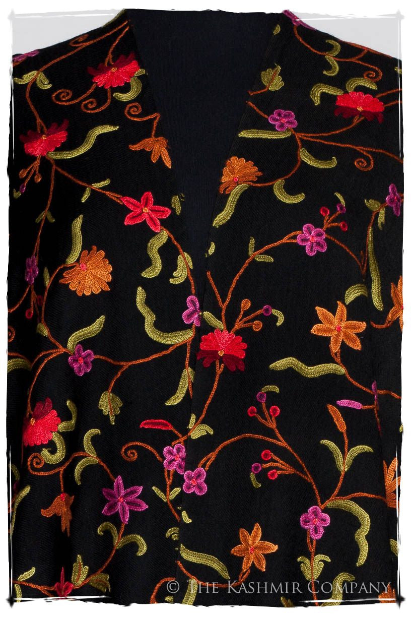 Clair Jardin Antoinette Noir Shawl