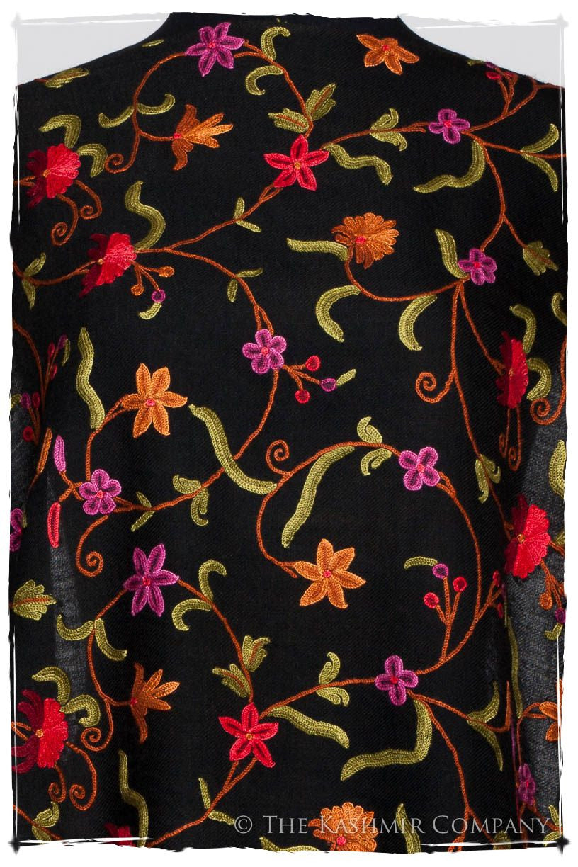 Clair Jardin Antoinette Noir Shawl