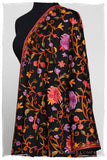 Jardin de Oeillet Notre Dame Noir Shawl