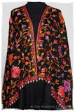 Jardin de Oeillet Notre Dame Noir Shawl