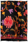 Jardin de Oeillet Notre Dame Noir Shawl