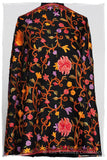 Jardin de Oeillet Notre Dame Noir Shawl