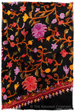 Jardin de Oeillet Notre Dame Noir Shawl