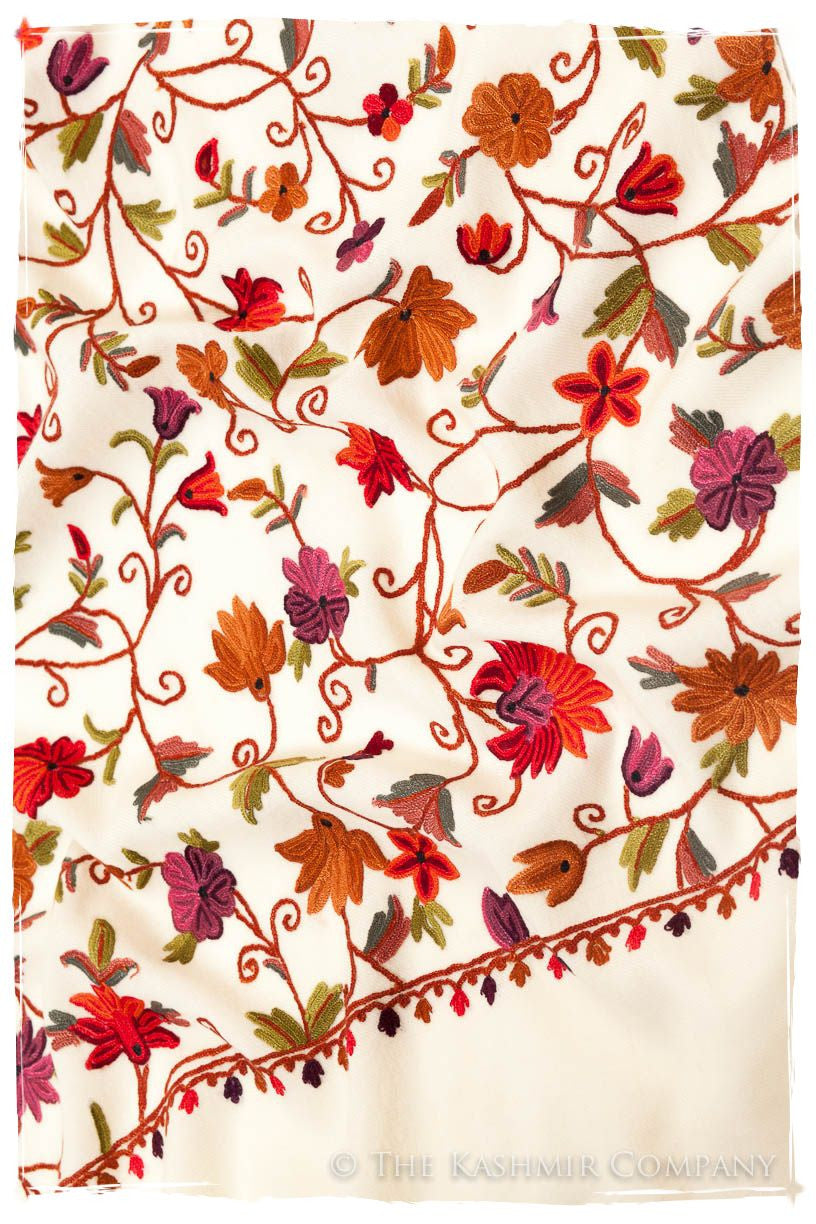 Bérénice Jardin Antoinette Ivoire Shawl