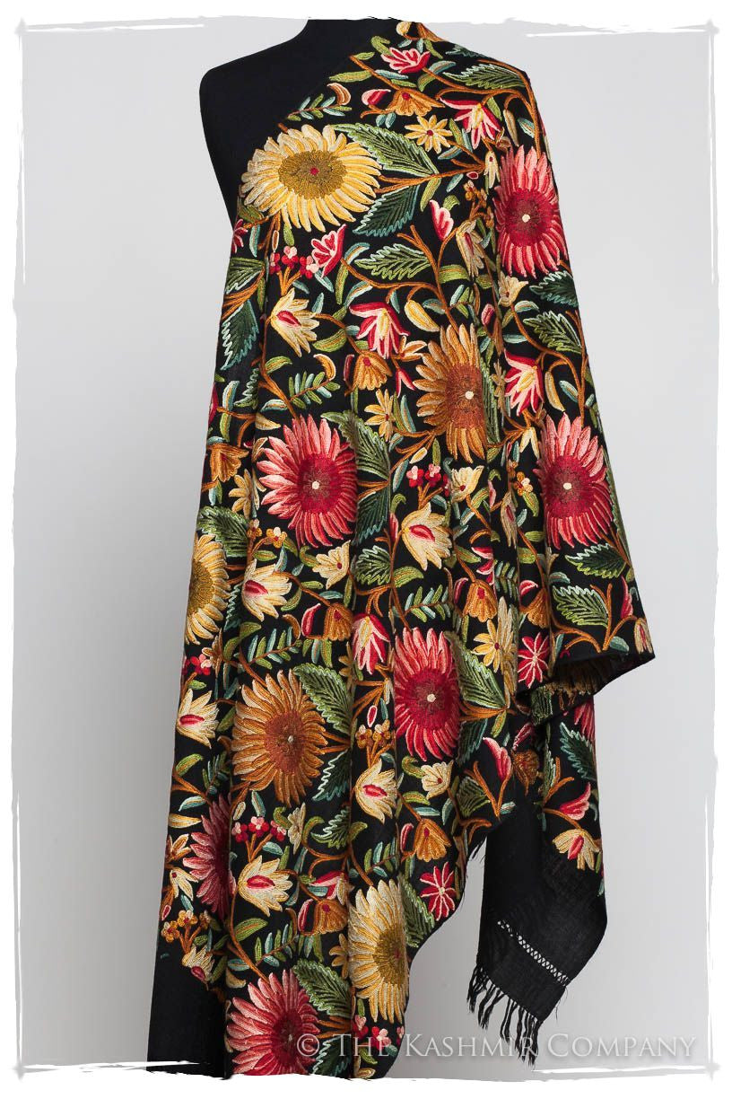 Fleur du Soleil Noir Renoirs Dream Shawl