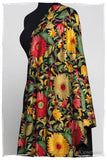 Fleur du Soleil Doux Noir Renoirs Dream Shawl